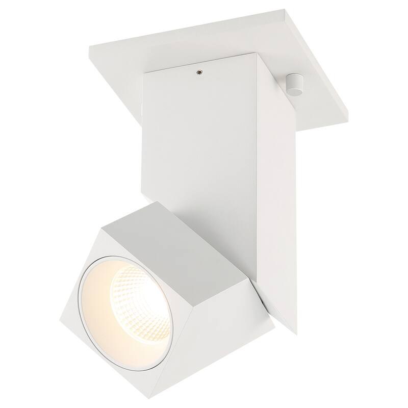 Transformer 1-light White LED Flush Mount