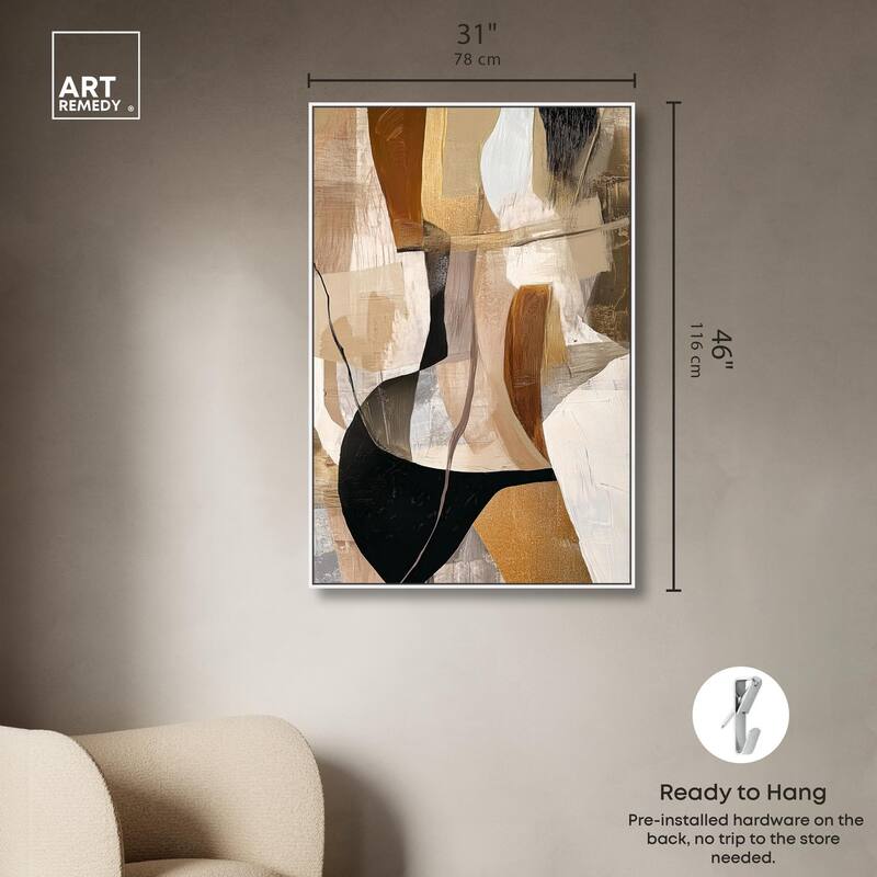 Tactile Depth I Canvas by Art Remedy