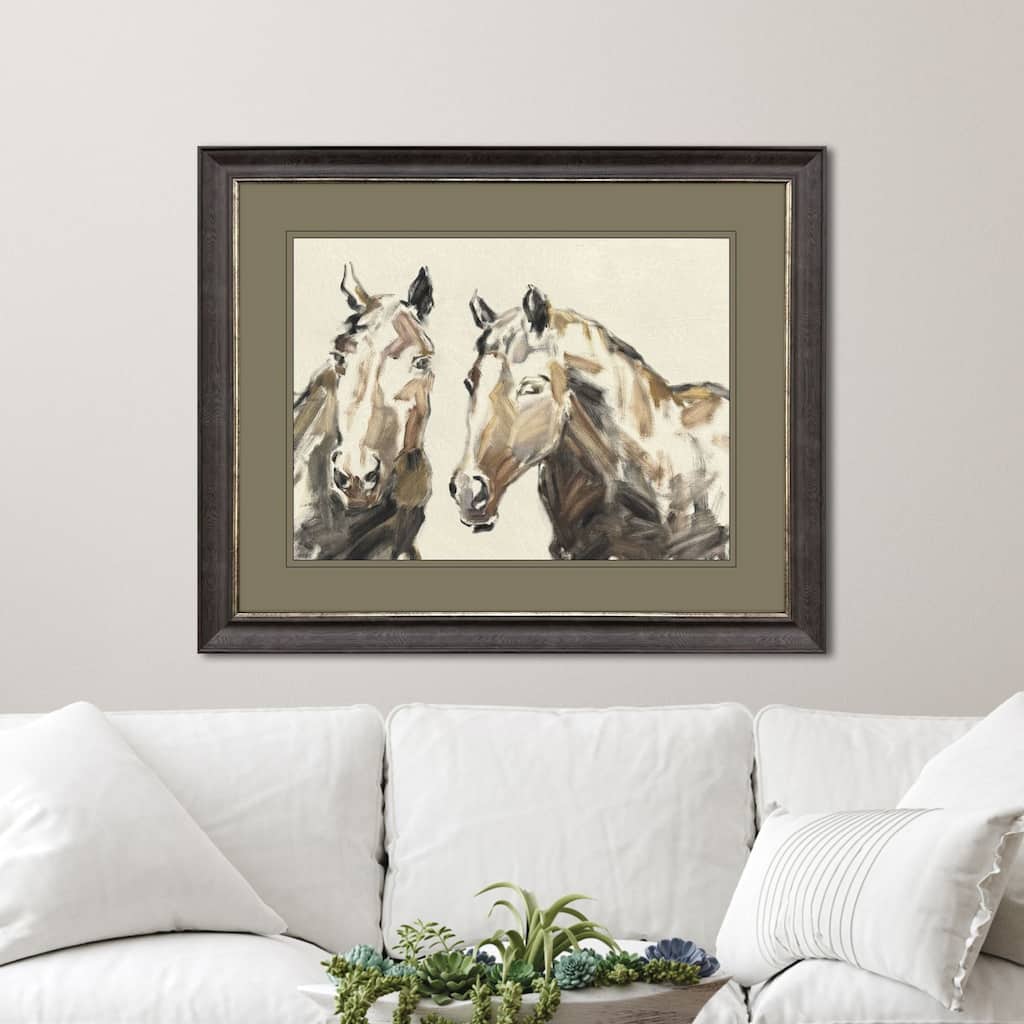 Paragon Equine Sketch Together Framed Art