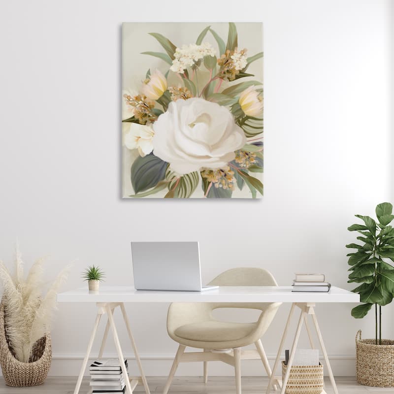Stupell Charming Soft Rose Bundle Canvas Wall Art Design By House Fenway