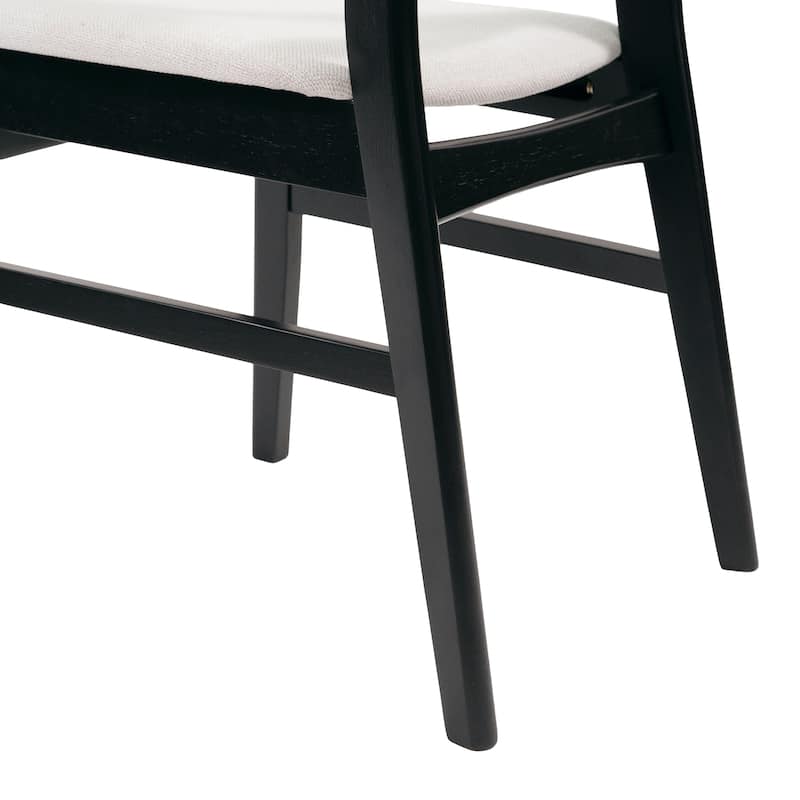 Christopher Knight Home - Zephyr 5 Piece Rubberwood Dining Set with Upholstered Comfort