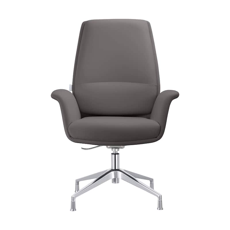 Summit Modern Office Chair with Adjustable Height and Swivel - Grey