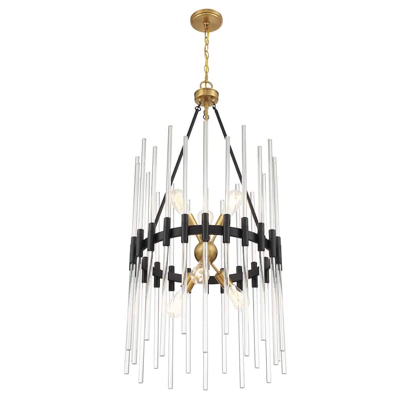 Savoy House 3-1936-6 Santiago 6 Light 20" Wide Crystal Pendant