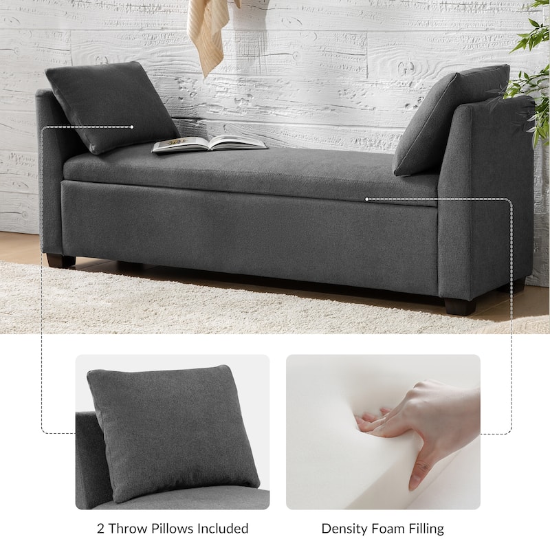 Pascual Storage Bench by HULALA HOME