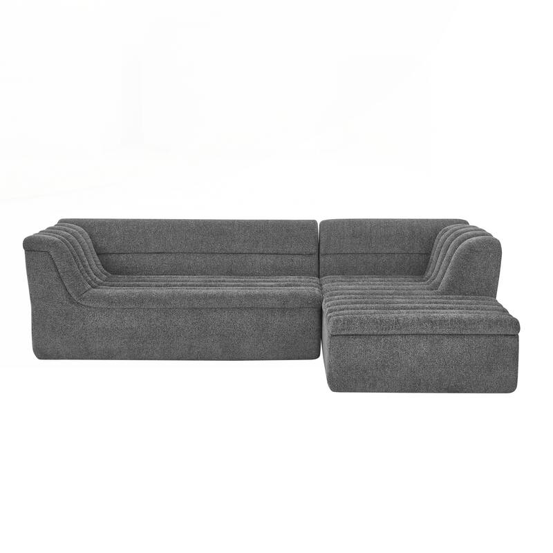 106" L-Shaped Modular Sectional Sofa with Chaise for Living Room