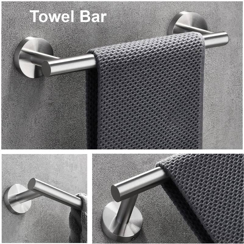 Interbath 3 Pieces Bathroom Hardware Accessories Set