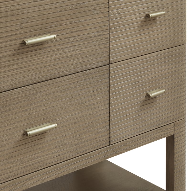 James Martin Vanities Lucian 48" Single Vanity, Pebble Oak