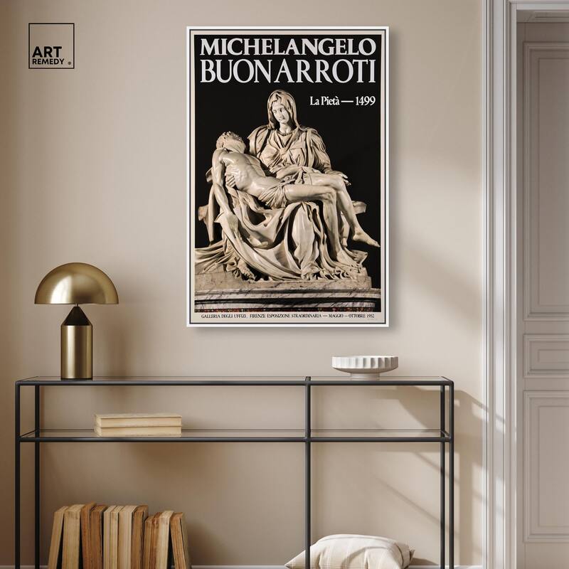 Marble Lamentation Canvas by Art Remedy