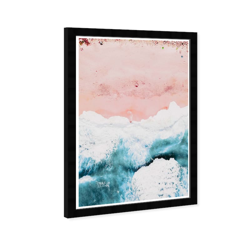 Wynwood Studio Prints Nautical and Coastal California Pink II Blue and Teal Nautical & Coastal Wall Art Canvas Print