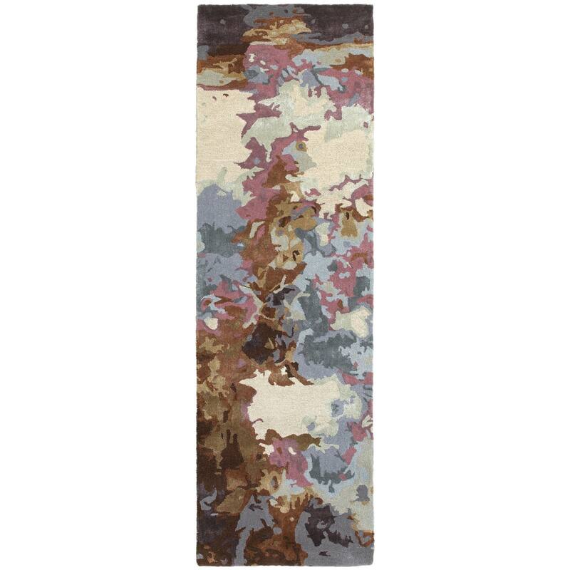 HomeRootsAbstract Industrial Rectangle Area Rug