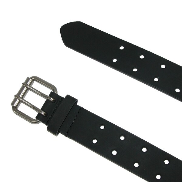 dickies double prong leather belt