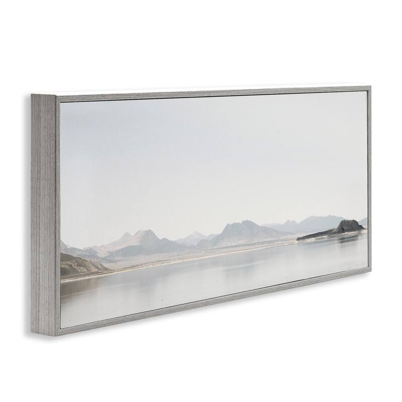 Stupell Misty Morning Mountain Framed Giclee Art Design By Gemma Bardot