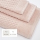 preview thumbnail 120 of 193, Linery & Co. Cotton Diamond Waffle Texture Bath Towels.
