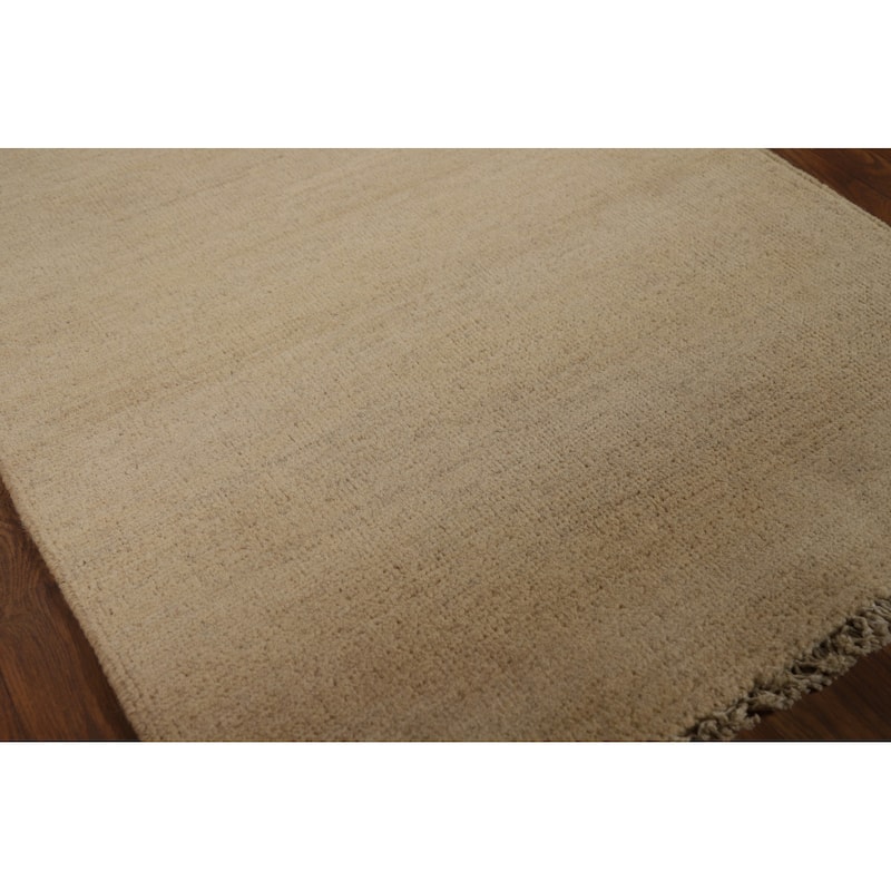 Gabbeh Oriental Foyer Rug Hand-Knotted Wool Carpet - 2'3"x 3'0"
