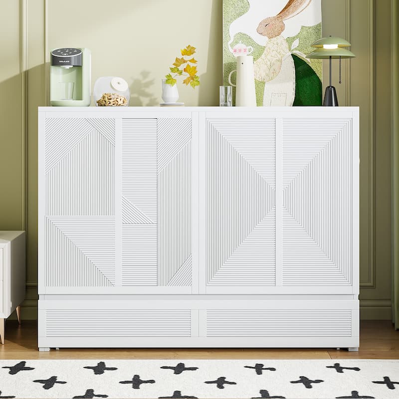 Full Size Murphy Bed with Large Drawer
