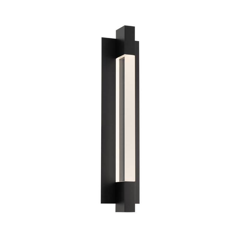 Heliograph 18in LED Outdoor Wall Light 2700K in Black - 18-inch - Black-3500K