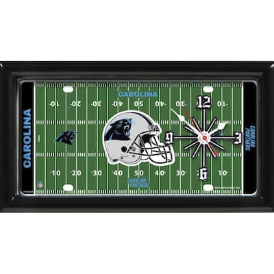 Carolina Panthers Field Clock