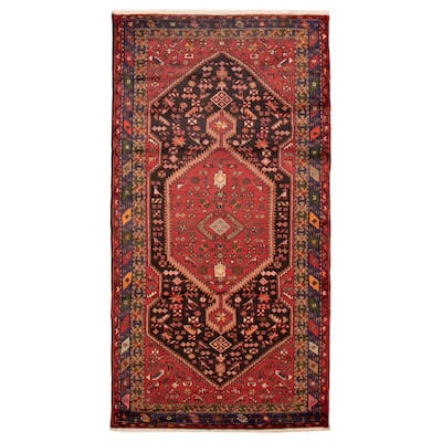 ECARPETGALLERY Hand-knotted Anadol Red Wool Rug - 4'7 x 8'8