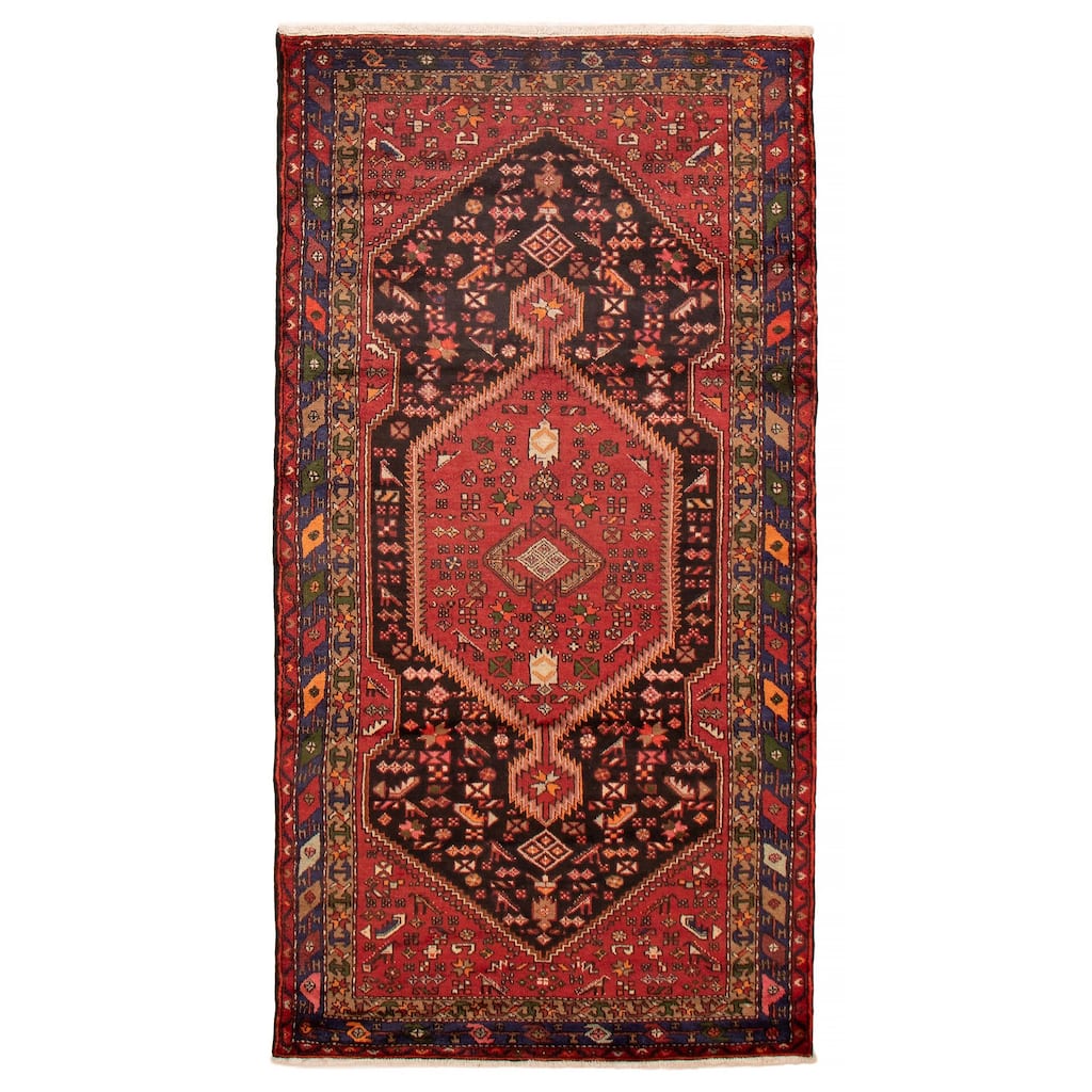 ECARPETGALLERY Hand-knotted Anadol Red Wool Rug - 4'7 x 8'8