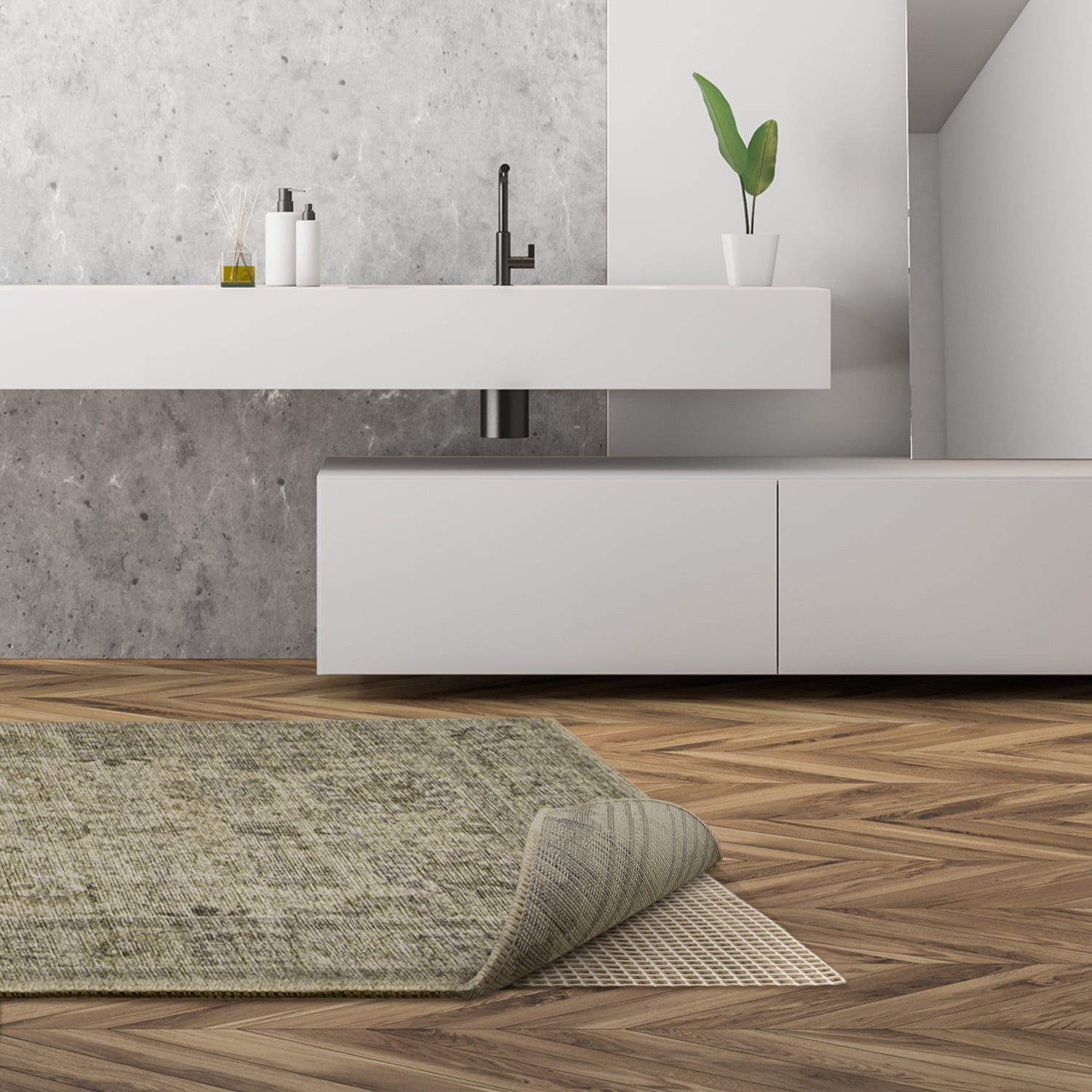 Con-Tact Brand Eco-Grip Non-slip Rug Pad (8' x 10') - Natural - 8' x 10'