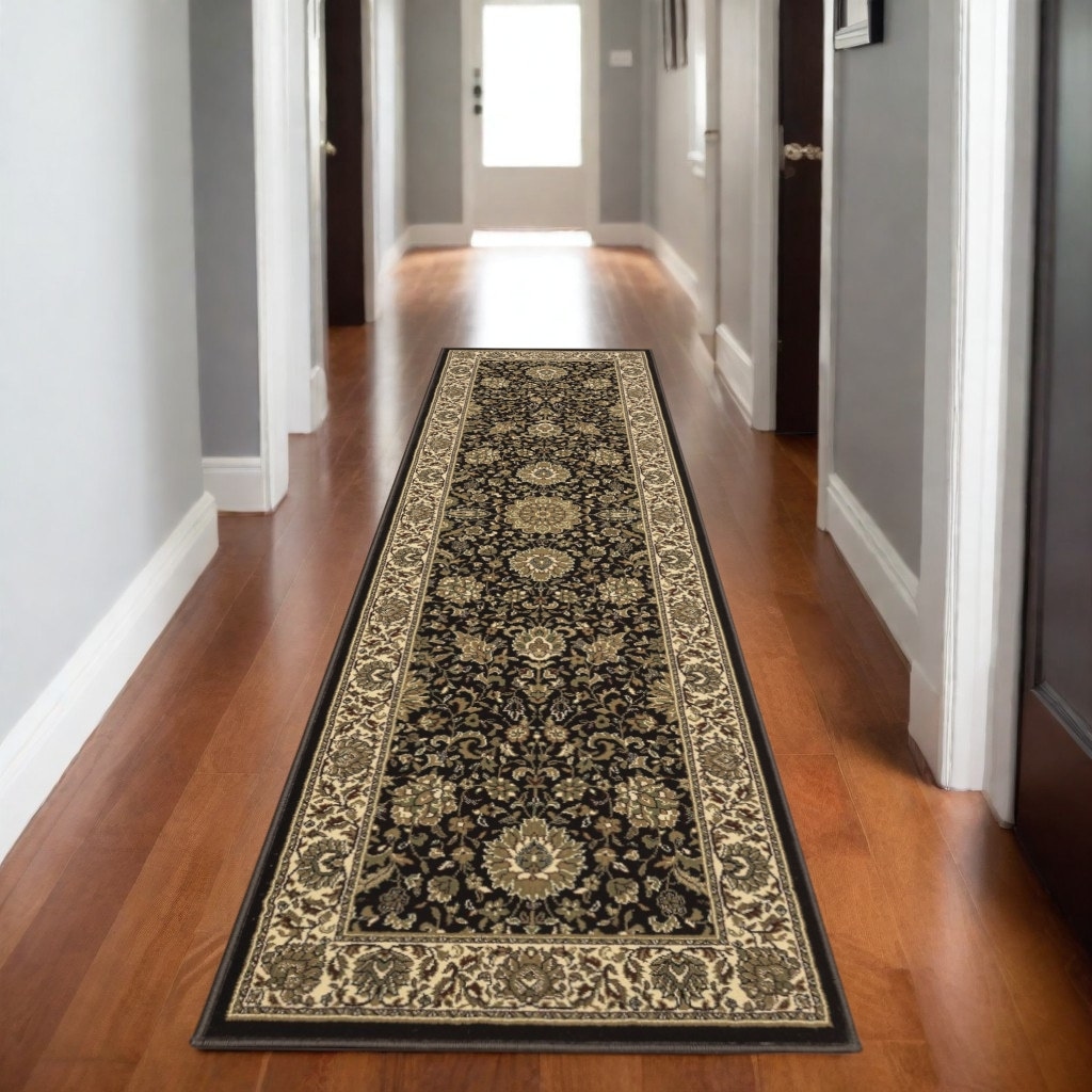HomeRoots Elmu Oriental Traditional Runner Area Rug