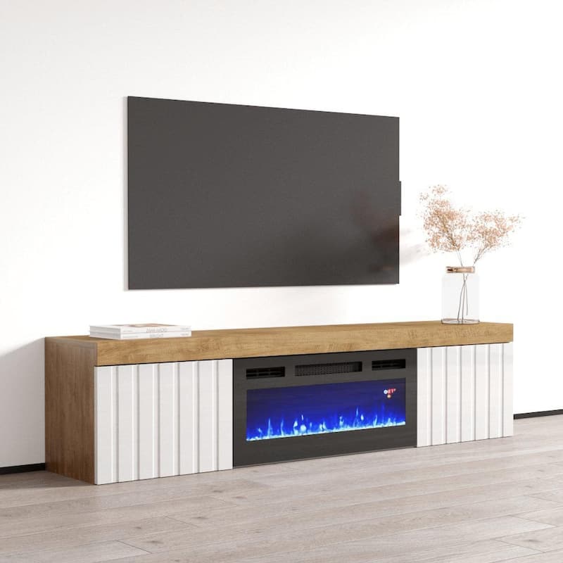 Knoxville BL-EF Electric Fireplace 71" TV Stand
