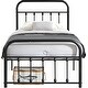 preview thumbnail 4 of 20, VECELO Modern Metal Platform Kids Bed Frame,Twin Size Bed Set of 2