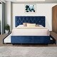 preview thumbnail 3 of 33, Queen Platform Bed with Twin XL Trundle and Dual Storage Drawers