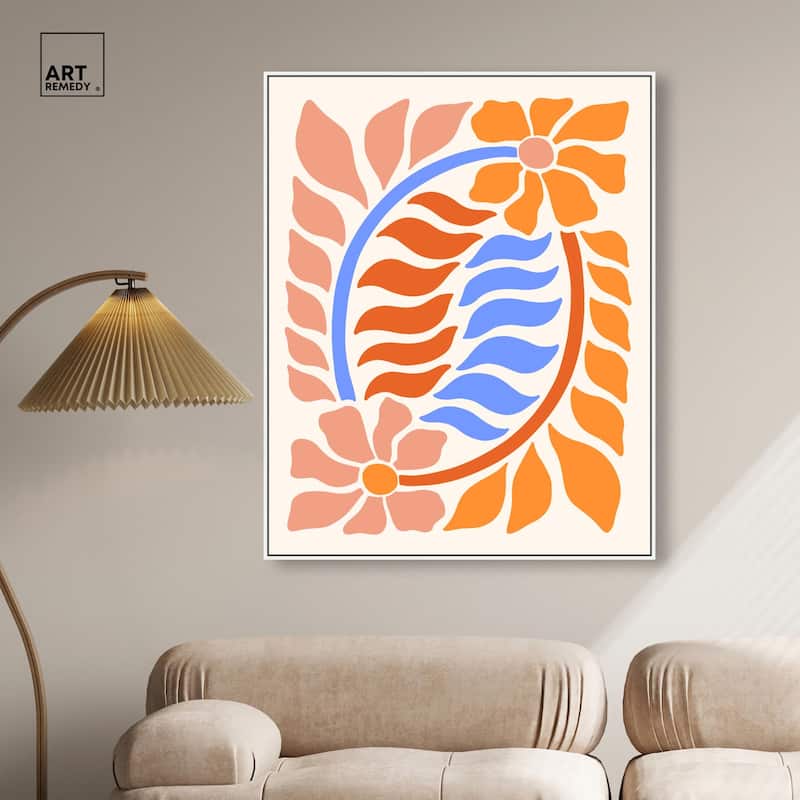 Floral Vine II Canvas by Art Remedy