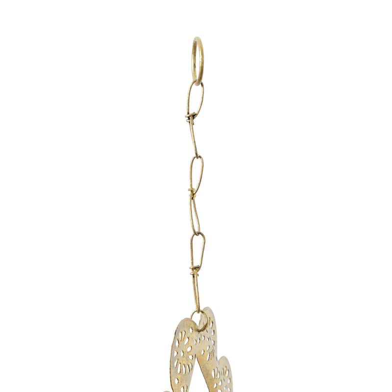 Metal Tree Windchime - Gold - Roche River Decor