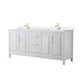 Option White / White Quartz Top / Brushed Gold Hardware
