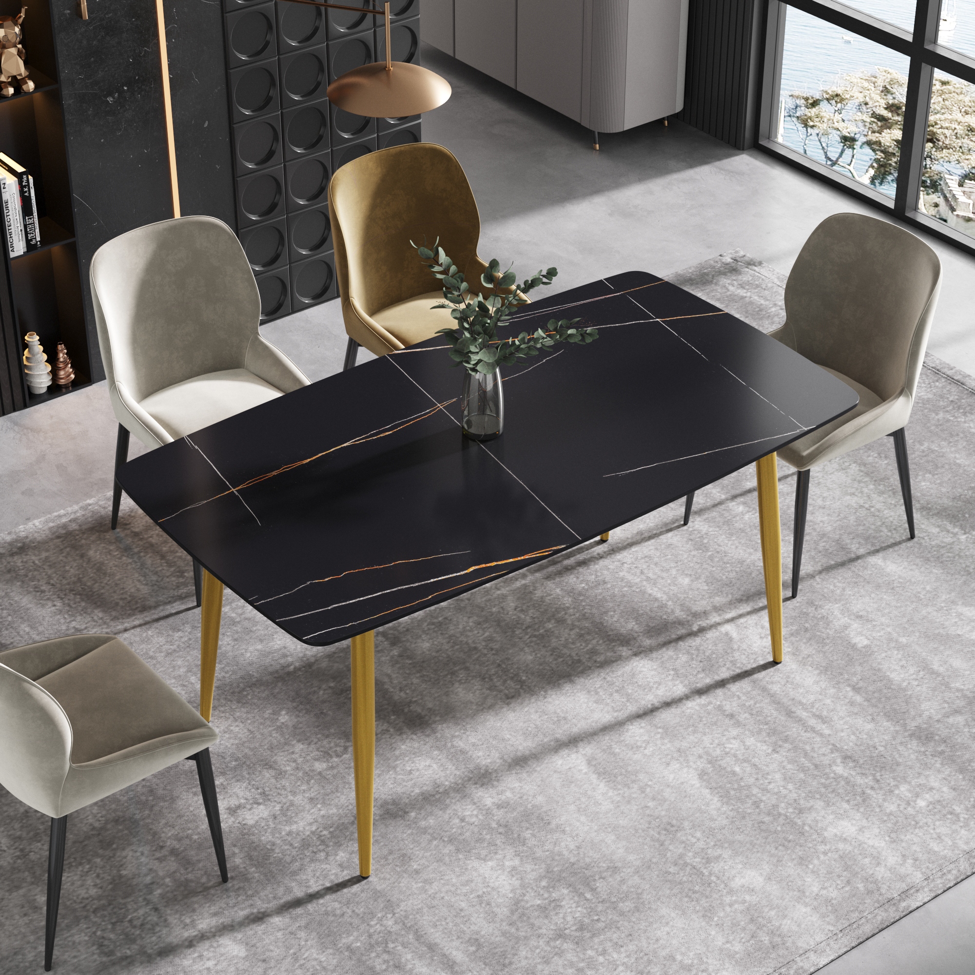 Solid marble dining table for sale online