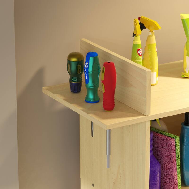 Tool Storage Cabinet 6 Layer Tool Storage Rack with Circular Saw Slot