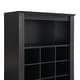 preview thumbnail 13 of 13, Multifunctional Shoe Cabinet Black Free Standing Tall Cabinet