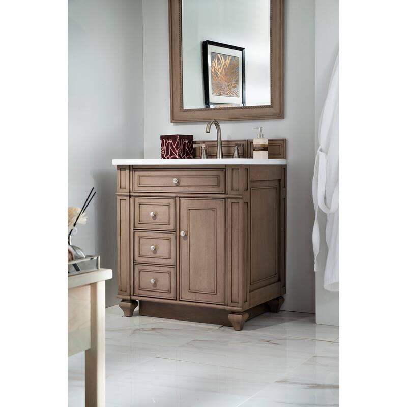 James Martin Vanities 157-V30-3WZ Bristol 30" Free Standing Single