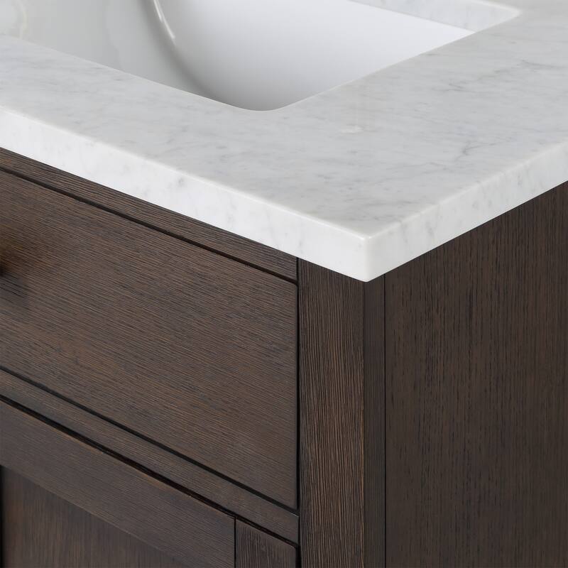 Chestnut 72" Double Bathroom Vanity Vanity with Faucet(s)