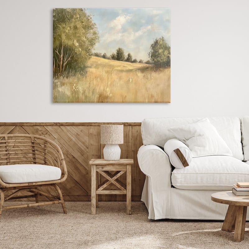 Stupell Classic Country Field Canvas Wall Art Design By Petal Prints Design