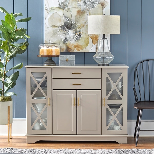 Modern farmhouse shop buffet table