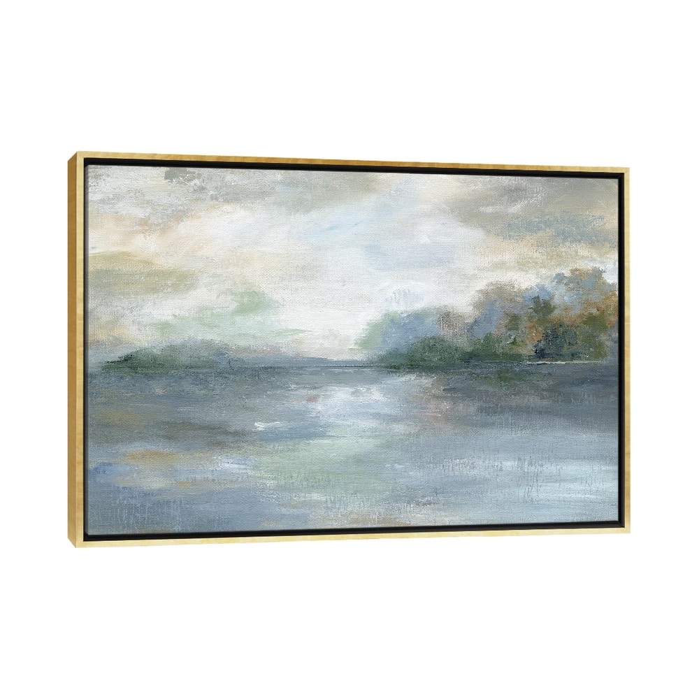 iCanvas "Blue Ethereal" by Nan Framed Canvas Print