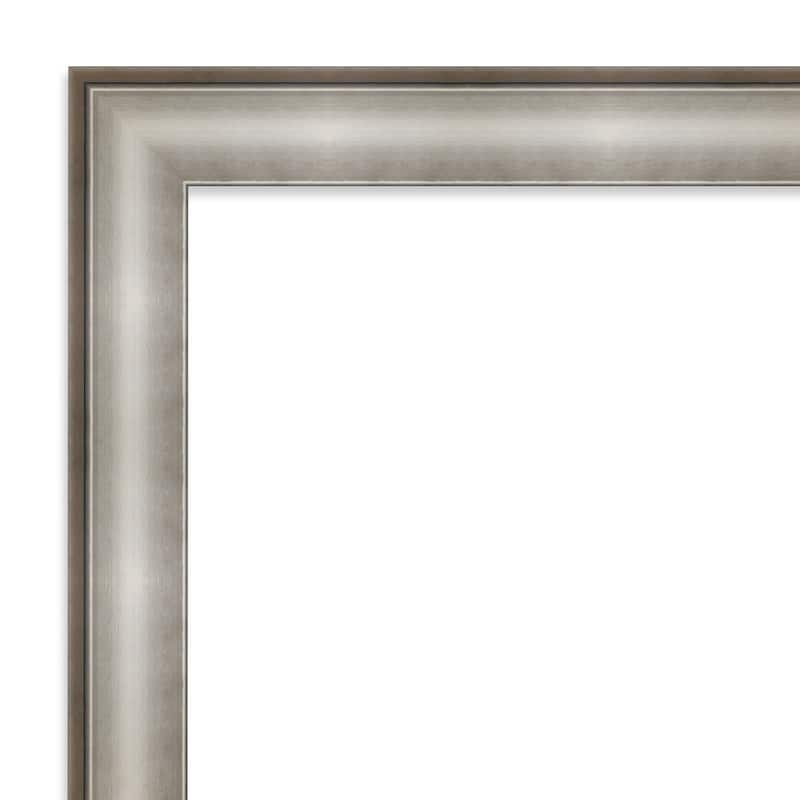 Non-Beveled Wood Full Length Floor Leaner Mirror - Imperial Frame - Outer Size: 29 x 65 in