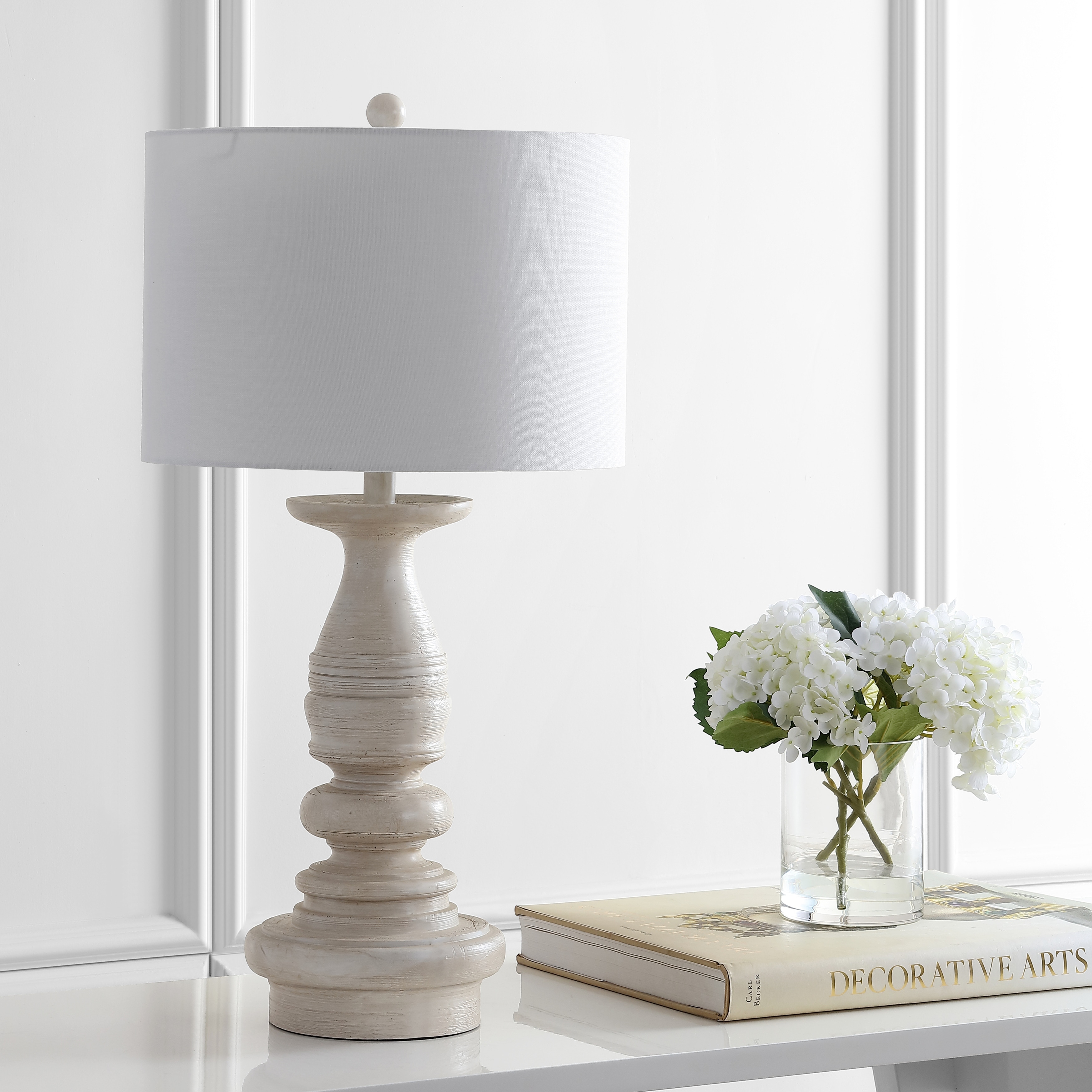 SAFAVIEH Lighting Sheema 29" LED Table Lamp (Set of 2) - 15Wx15Dx29H