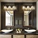 preview thumbnail 154 of 182, 2/3/4-Light Modern Bathroom Crystal Vanity Light Wall Sconces