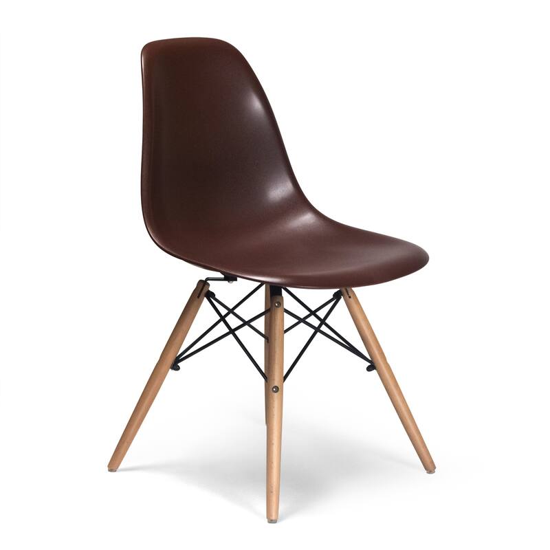Paris-2 Side Chairs with Natural Legs (Set of 2)
