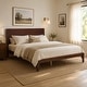 preview thumbnail 24 of 52, Eco-Chic Bamboo Platform Bed with Storage Space by Harper&Bright Designs
