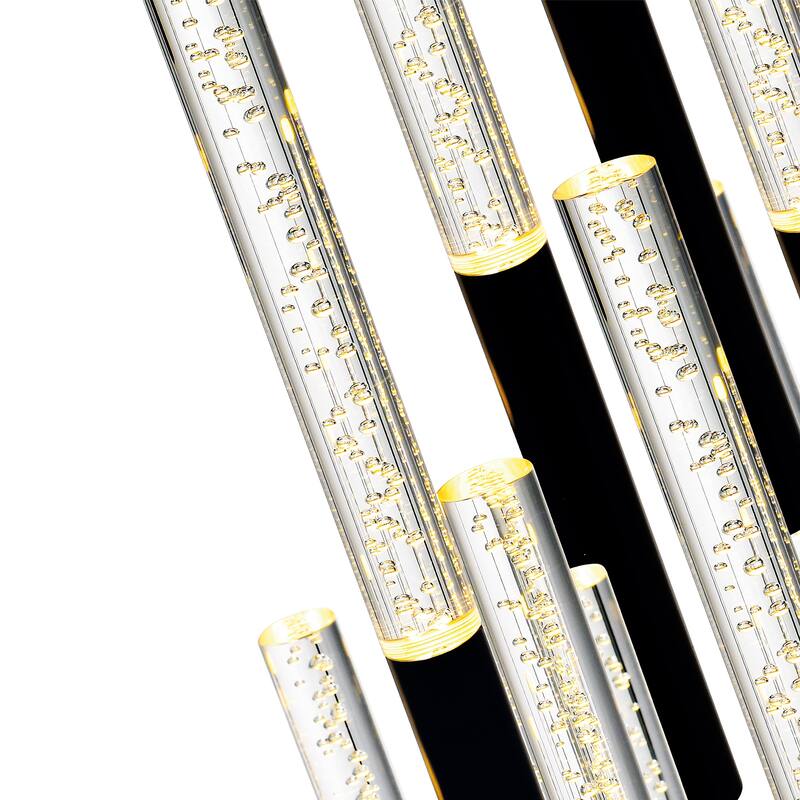 Dragonswatch Integrated LED Black Chandelier