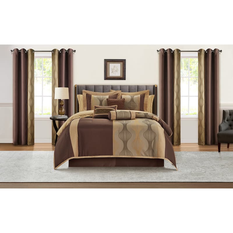 Nanshing Daniella 15 Piece Modern Geometric Room-In-A-Bag