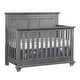 preview thumbnail 1 of 8, Oxford Baby Kenilworth 4 in 1 Convertible Crib Graphite Gray