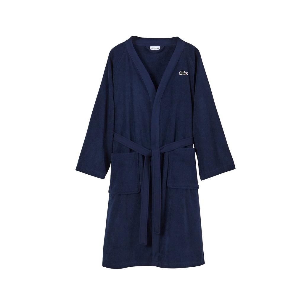 Lacoste 100% Cotton Classic Pique Bath Robe
