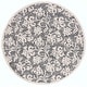 preview thumbnail 45 of 50, Martha Stewart by SAFAVIEH Handmade Eibhlis Wool Rug 6' Round - Black/Ivory - Round