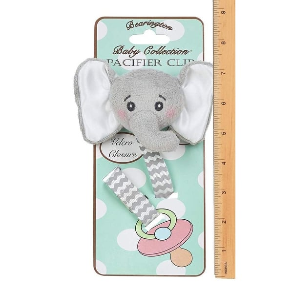 Bearington Pacifier Clip - Elephant, Lil' Spout